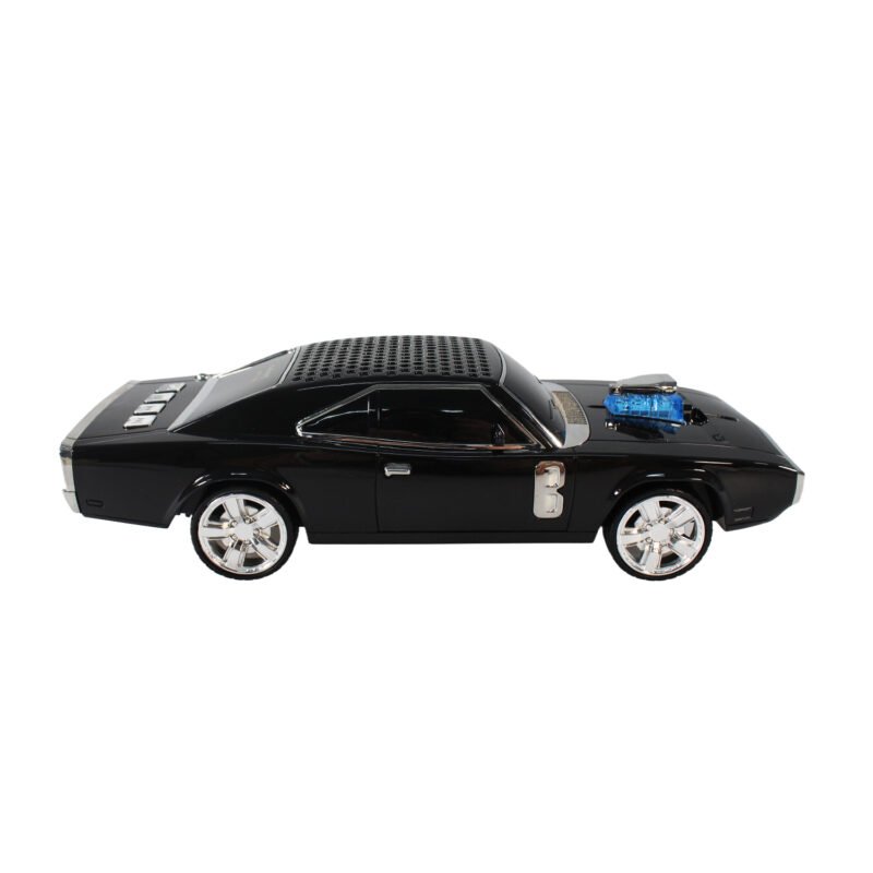 parlante audiopro auto charger 1970 con iluminacion/entrada bt/micro sd/usb/fm/funcion twins mismo modelo. black — vista 3