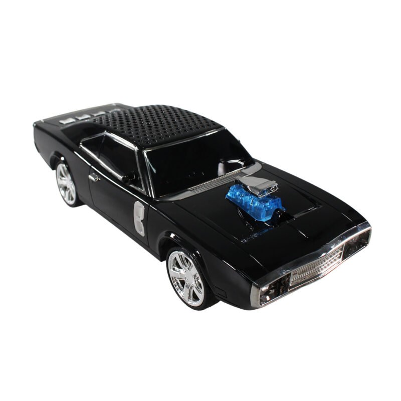 parlante audiopro auto charger 1970 con iluminacion/entrada bt/micro sd/usb/fm/funcion twins mismo modelo. black — vista 5