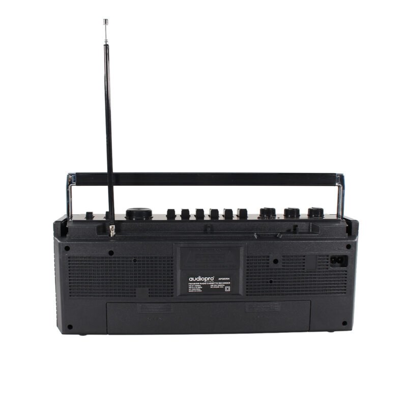 radio audiopro retro con cassette bt/usb/sd, 2 altavoces integrados x bass. — vista 9