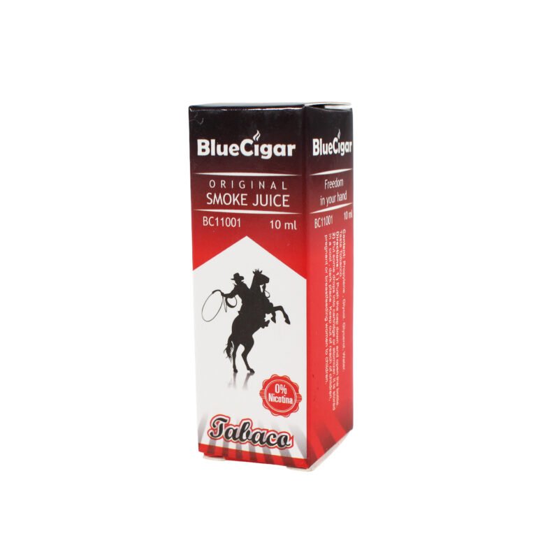 recarga de vaporizador electronico bluecigar 0% nicotina /sabor tabaco
