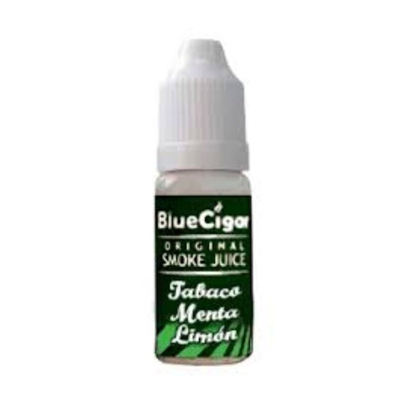 recarga de vaporizador electronico bluecigar 0% nicotina /sabor tabaco menthom lemon