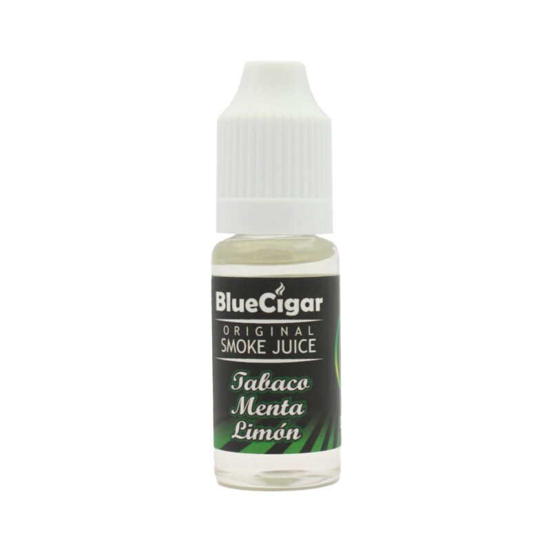 recarga de vaporizador electronico bluecigar 0% nicotina /sabor tabaco menthom lemon — vista 3