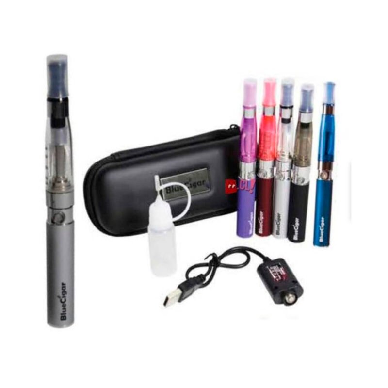 vaporizador bluecigar con atomizador plastico color rojo — vista 2
