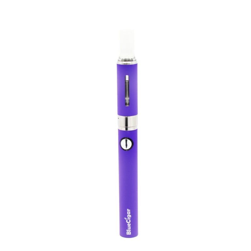 vaporizador bluecigar con atomizador de metal/carga usb/cartuchera, color purpura