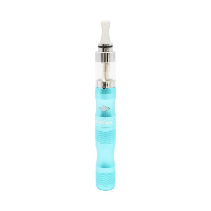 vaporizador bluecigar con voltaje variable de metal/carga usb/cartuchera, color blue.