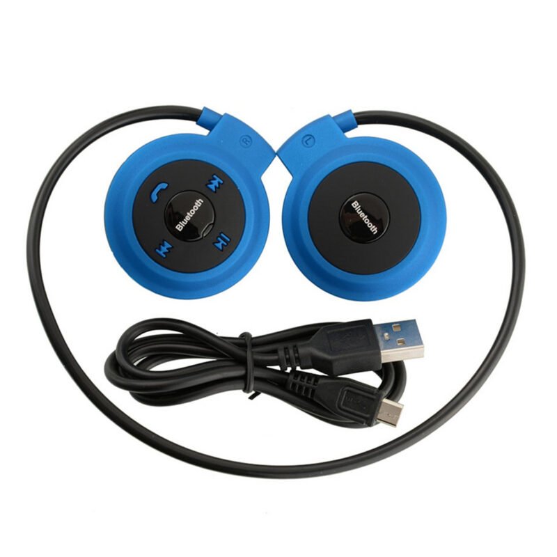 audifono dblue neckband bt manos libres. blue — vista 3