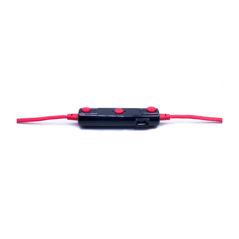 audifono dblue in ear bt deportivo con agarre de oidos red — vista 2