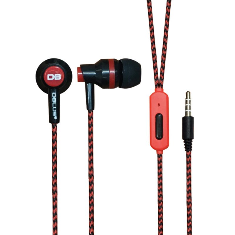 audifono dblue ultraligero cable textil con manos libres/sonido directo. red
