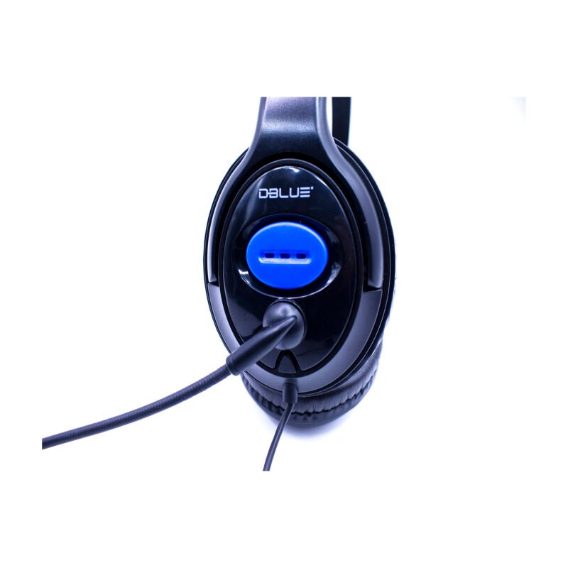 audifono dblue gamer 3,5 para consola de video juego/cancelacion de ruido/control de volumen — vista 3