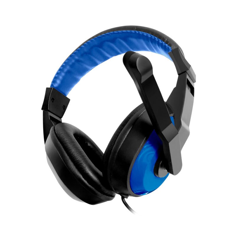 audifono dblue gamer 3,5 para consola de video juego/largo 1.8m/microfono. blue