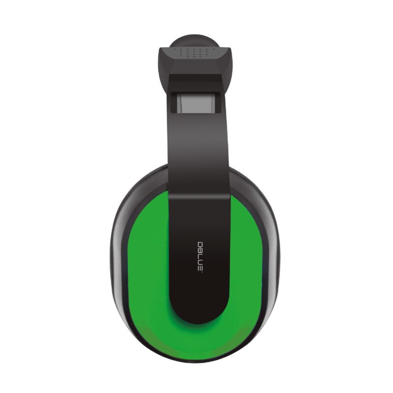 audifono dblue gamer 3,5 para consola de video juego/largo 1.8m/microfono. green — vista 2
