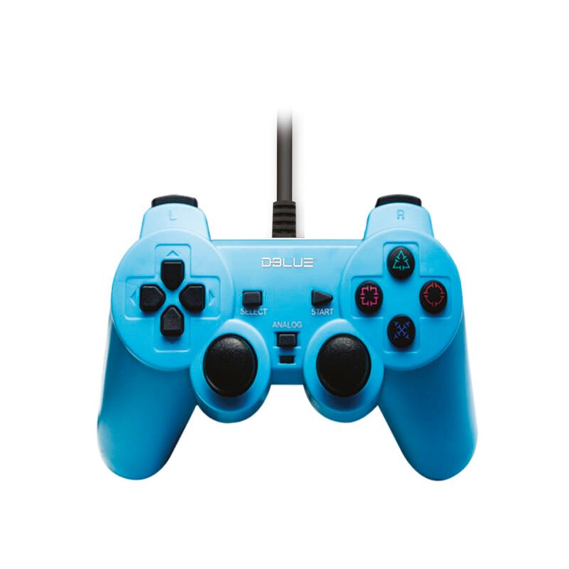 control usb double vibration pc blue