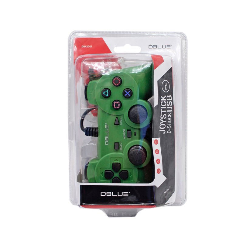 control usb double vibration pc green