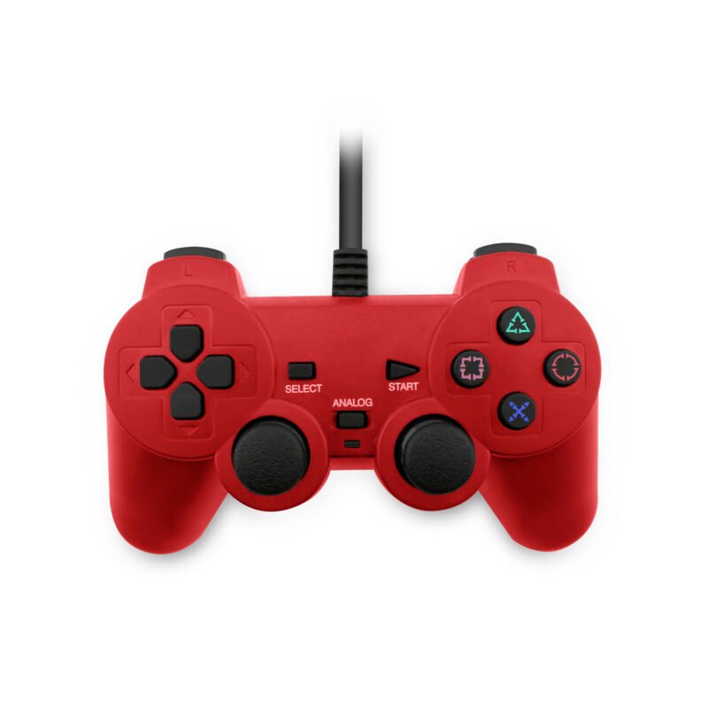 control dblue d shock usb doble vibracion pc/diseÑo ergonomico, red