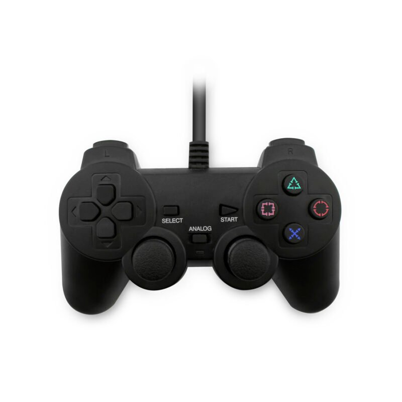 control dblue d shock usb doble vibracion pc/diseÑo ergonomico, black