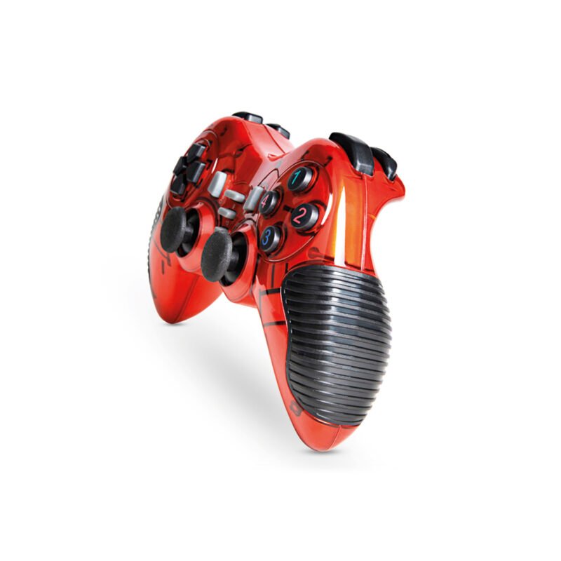 control dblue d shock usb double vibration pc blue/ cable de 1.56m/,mango antideslizante/doble vibracion, red — vista 2