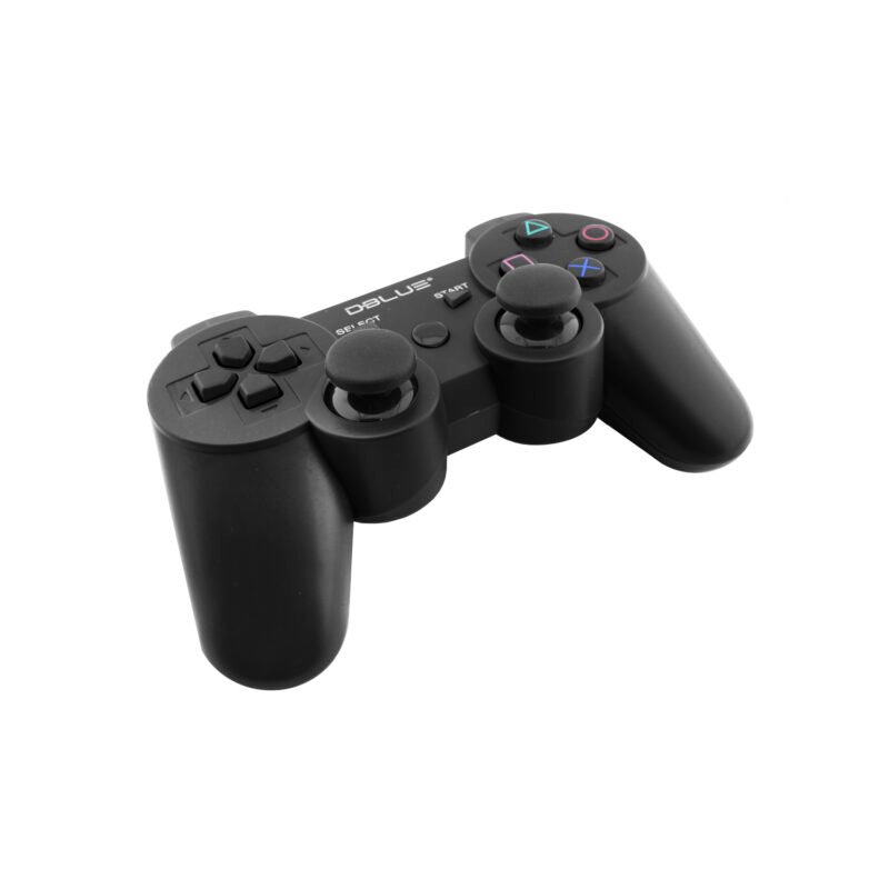control ps3 dual shock bt wireless con entrada de 6 axiales.black