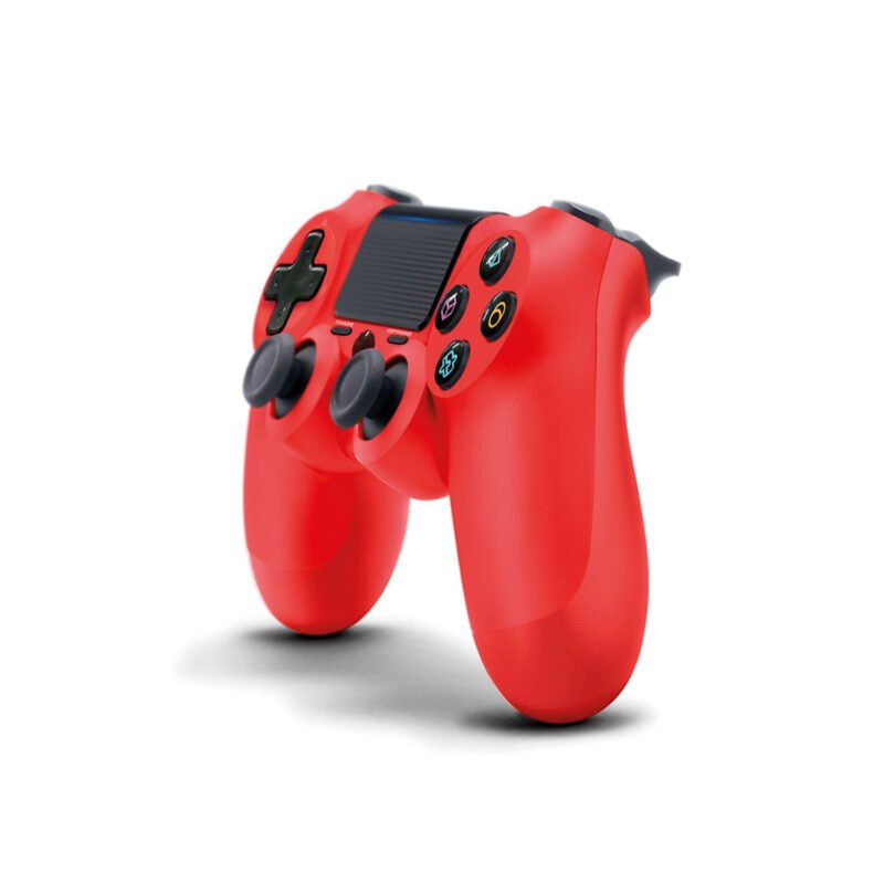 control dblue play station 4 dual shock bluetooth wireless con entrada de 6 axiales y entrada 3.5. red