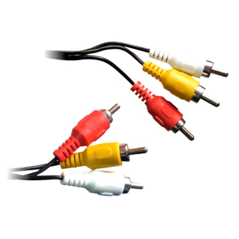 cable dblue 1.8 mts 3rca a 3rca bag