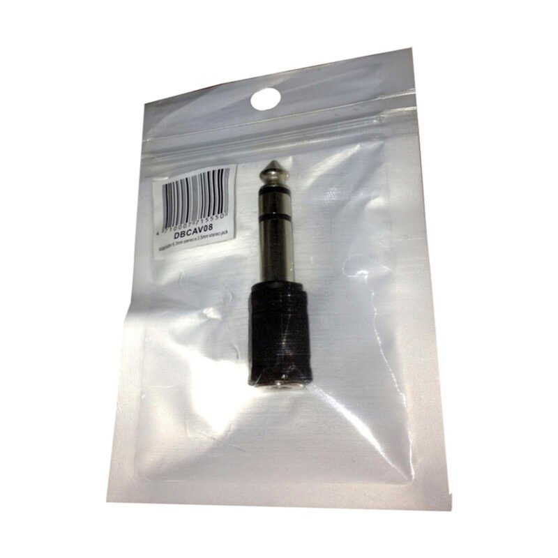 adaptador dblue 3.5 hembra a 6.35 macho — vista 2