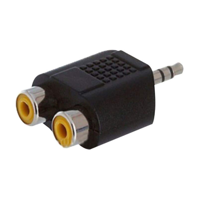 adaptador de audio 3.5 macho a 2 rca