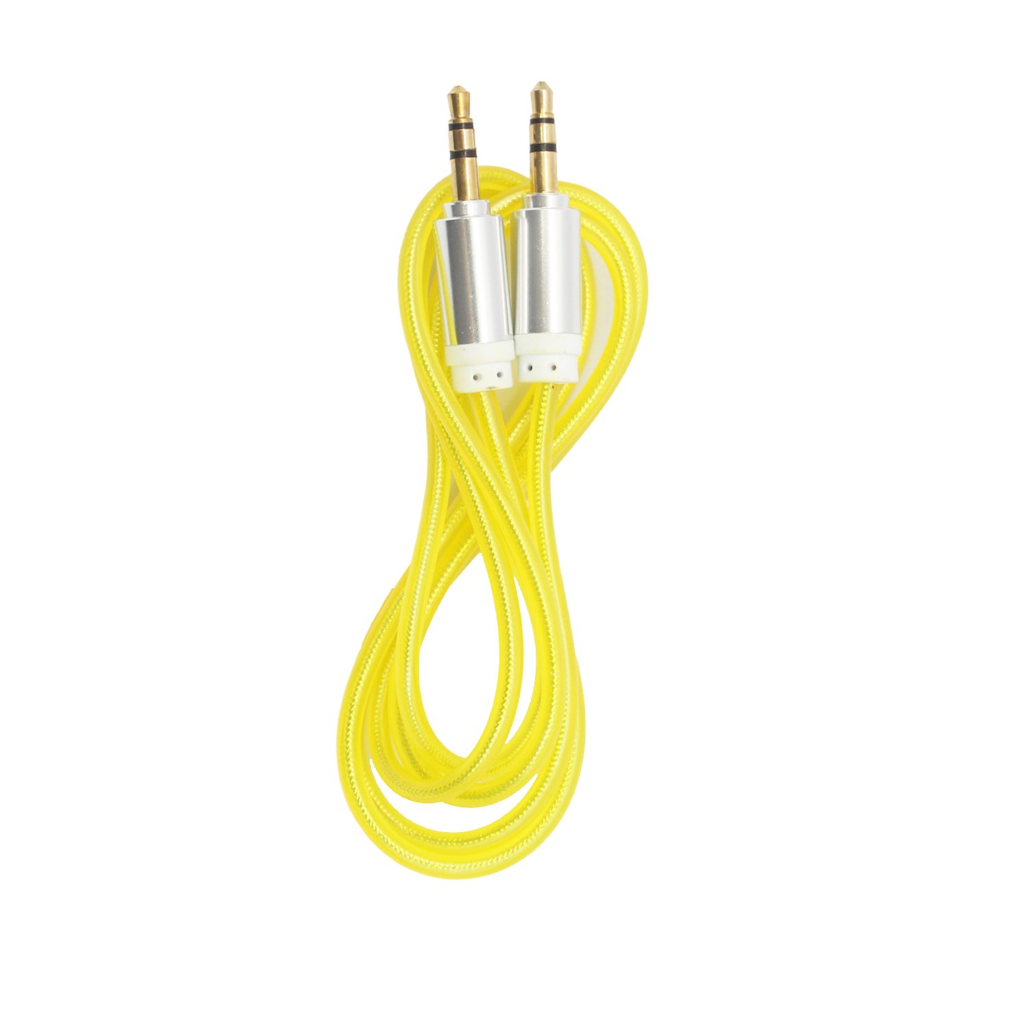 cable dblue metalico 1 mt plug 3.5 a 3.5 yellow. cable dblue metalico 1 mt plug 3.5 a 3.5 yellow.