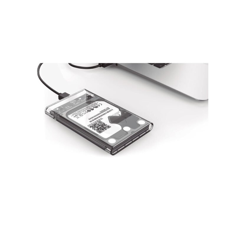 cofre dblue para disco duro sata 2.5 usb 3.0 — vista 3