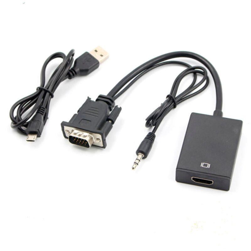 convertidor vga + audio a hdmi