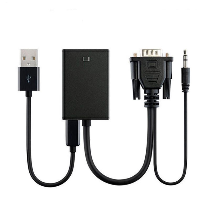 convertidor vga + audio a hdmi — vista 4
