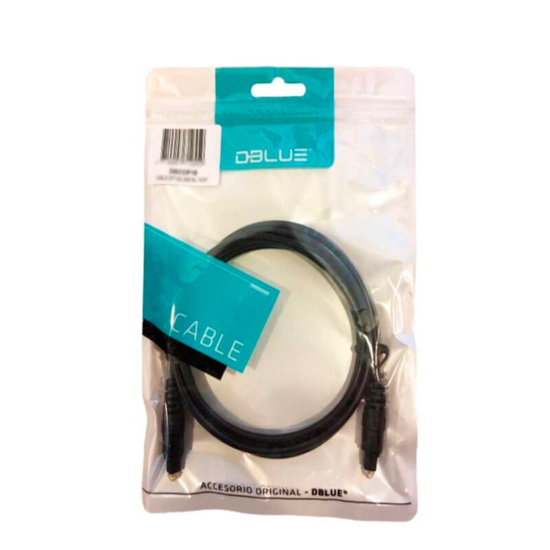 cable dblue optico de audio 1.8mts para dvd/receiver blue ray/decodificadores digitales — vista 2