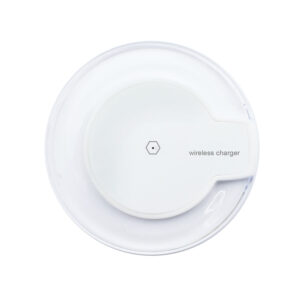 cargador inalambrico de smartphone con tecnologia qi.white