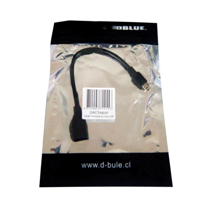 cable dblue otg mini a usb hembra. — vista 2