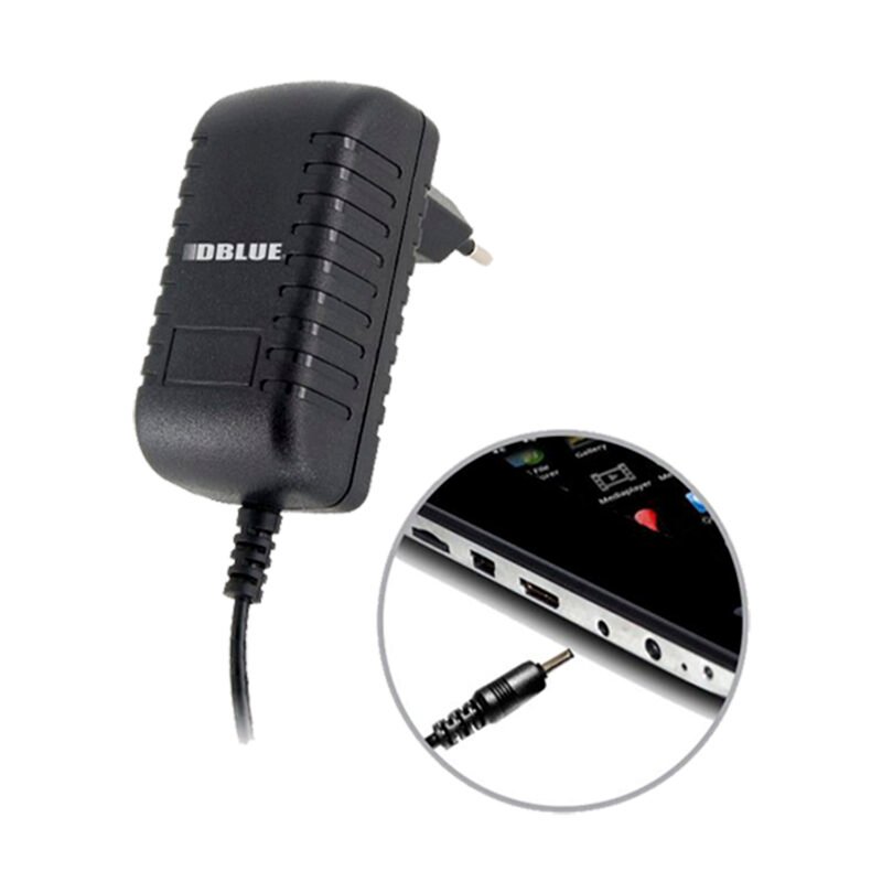 cargador dblue para tablet generica 5v 2a black
