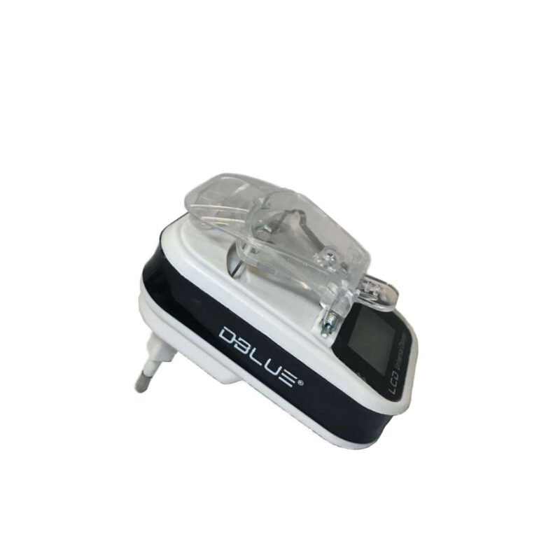 cargador universal de baterias con pantalla lcd black