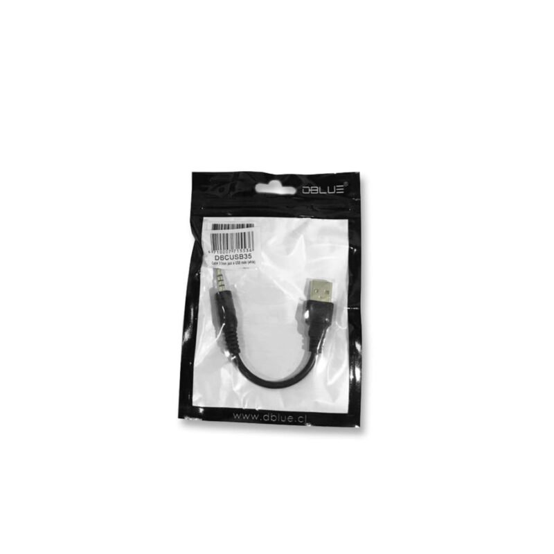 cable dblue 3.5 a usb macho — vista 2