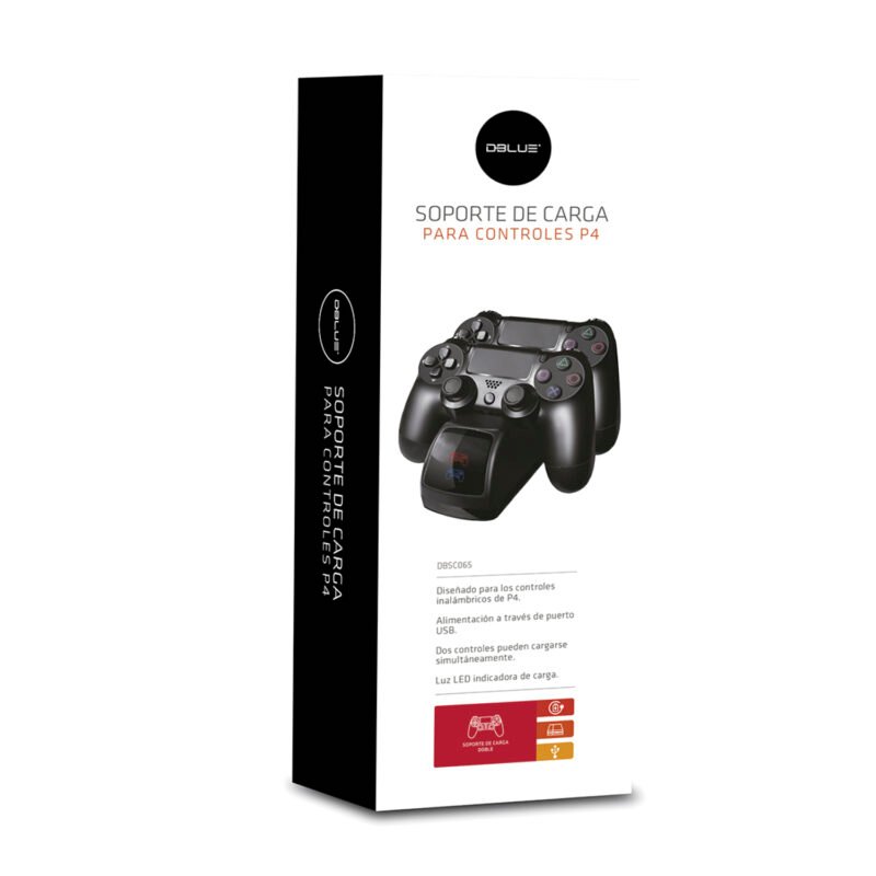 base dock dblue de carga controles ps4 — vista 4