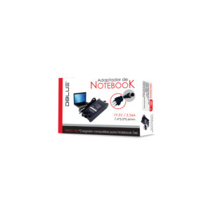 cargador de notebook dblue 19.5v/3,34a punta pin central dell (pin 7.4*5.0*0.6)