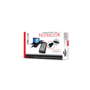 cargador de notebook dblue 19v/4.74 compatible samsung (pin 5.5 3.0)