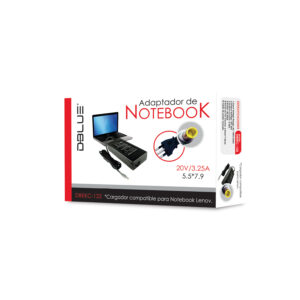 cargador de notebook dblue 20v/3,25a compatible lenovo (pin 7,9 5,5)