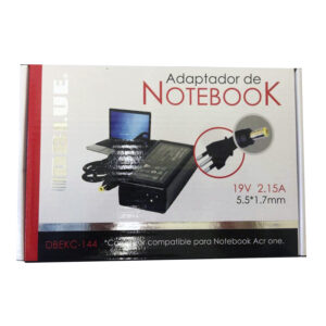 cargador de notebook dblue 19v/2,15a compatible acer/packardbell (pin 5.5*1.7)
