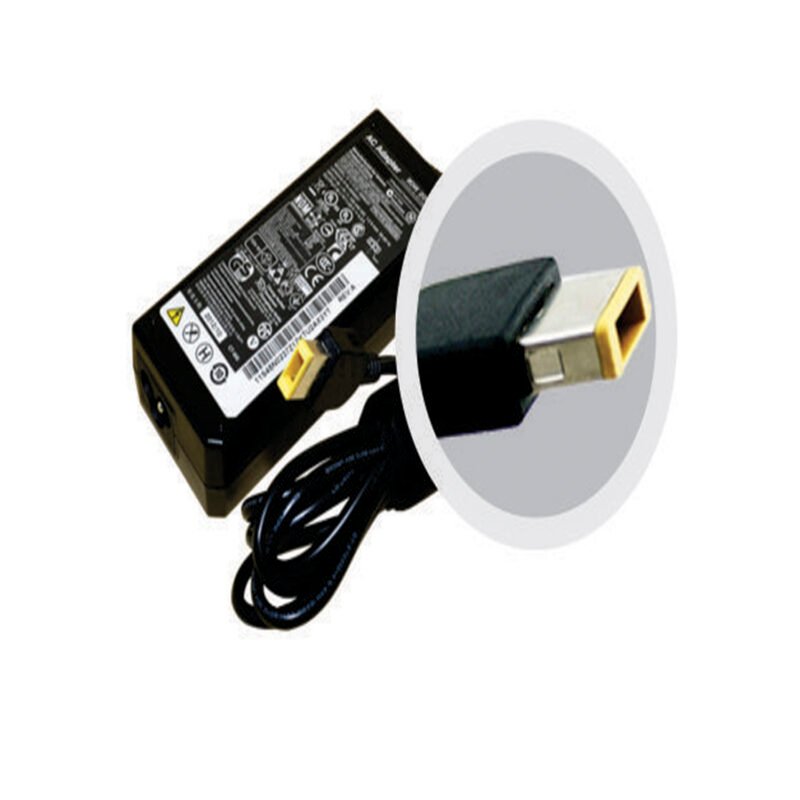 cargador de notebook dblue 20v/2,25a 60w compatible lenovo (conector rectangular) — vista 2