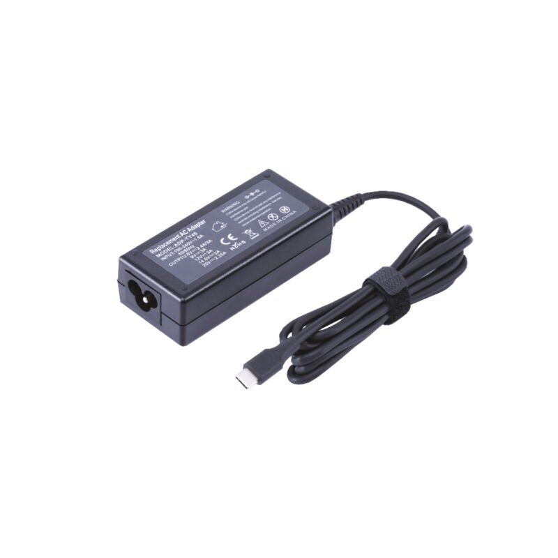 cargador de notebook dblue hp 65w usb type c compatible macbook, dell, asus, samsung, huawei — vista 2