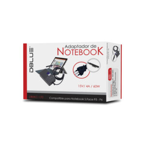 cargador de notebook dblue compatible surface pro5 pro6 15v 4a