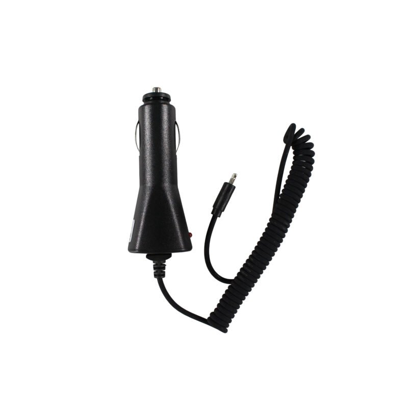 cargador dblue de automovil entrada dock, salida lightning, black — vista 2