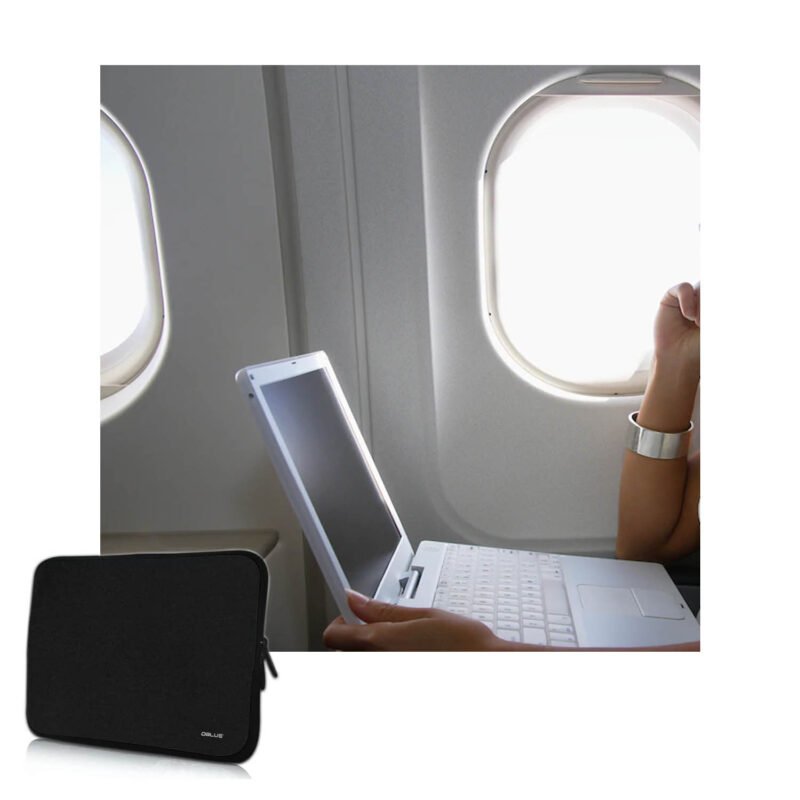 funda dblue para notebook de 15 pulgadas,amortiguacion optima de neopreno/protege de araÑazos, black — vista 4