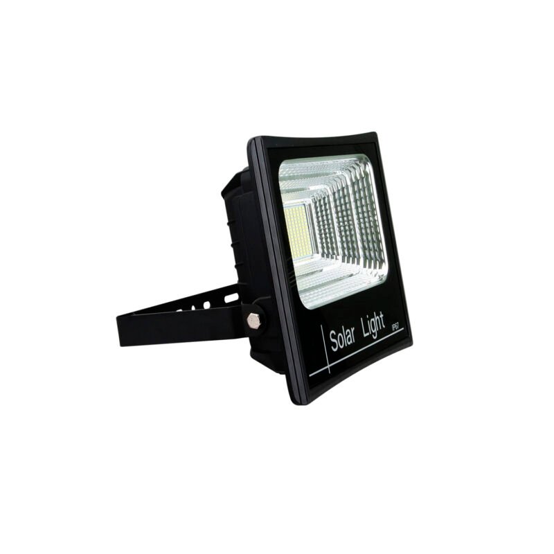 foco solar 25w con panel solar y control remoto — vista 2
