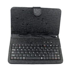 funda dblue para tablet 10" con textura de cuero, black