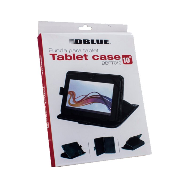 funda dblue para tablet de 10 pulgadas, con apoyo para dejar sobre mesa, blue — vista 3