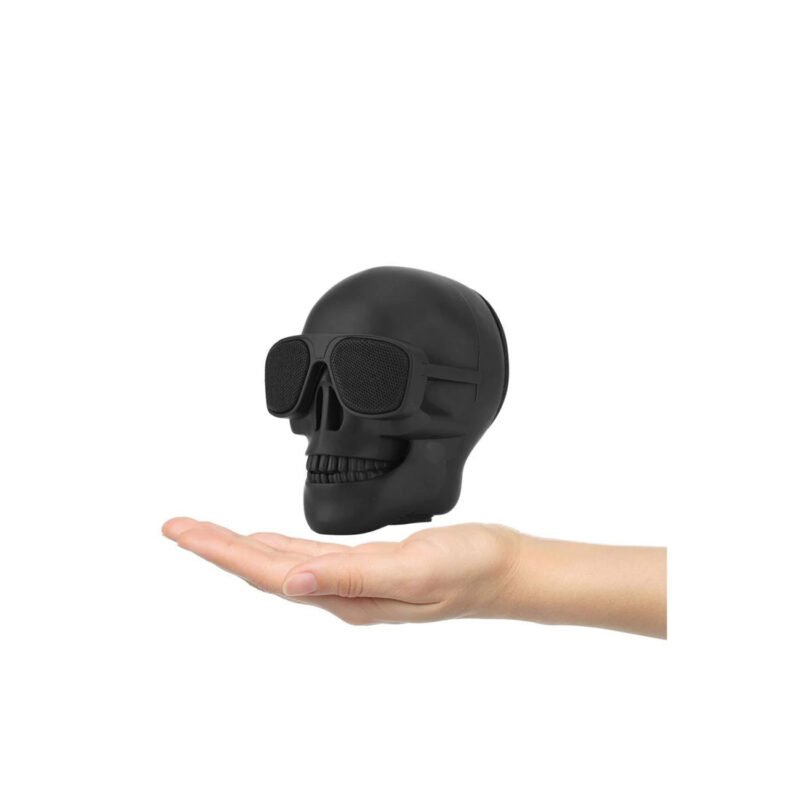 parlante bt cabeza calavera black — vista 7