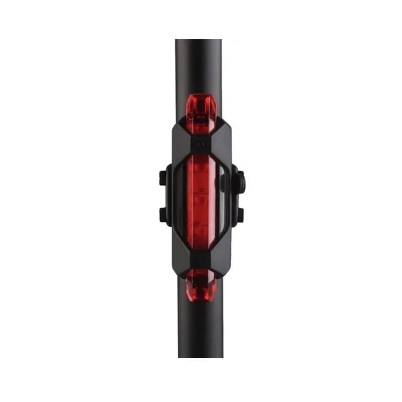 luz led para bicicletas con carga usb, a prueba de lluvia, cuatro modos. — vista 3